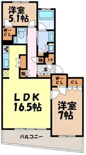 セントラルガーデン・レジデンスⅡ D【2階】の間取り