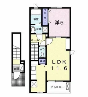 スプリングテラス【2階】の間取り