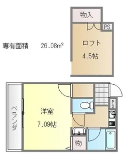 カレラ・デ・エステ【1階】の間取り