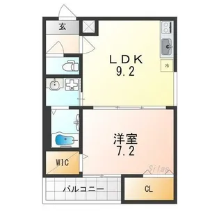 フジパレス堺白鷺EAST【3階】の間取り