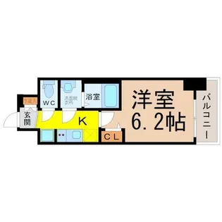 プレサンス鶴舞駅前レジス【7階】の間取り