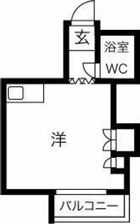 シティハイム1【5階】の間取り