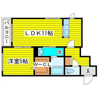 ル・ファールN12【1階】の間取り