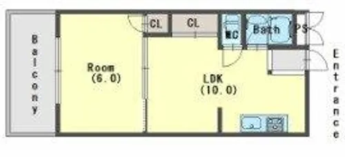 テラスレジデンスあさぎり【301号室】の間取り