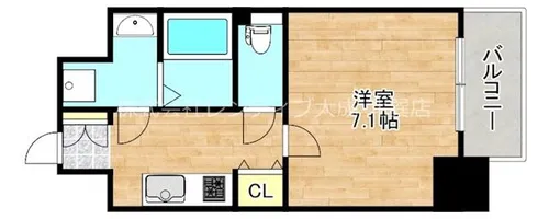 ウエンズ玉造EST【4階】の間取り