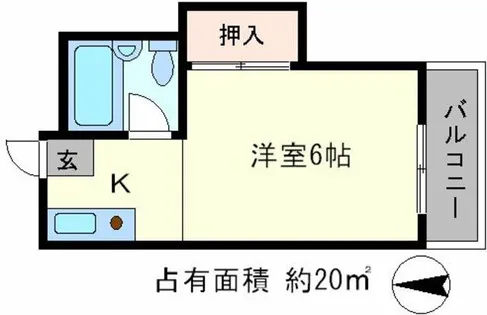 シャトル下鴨【3階】の間取り