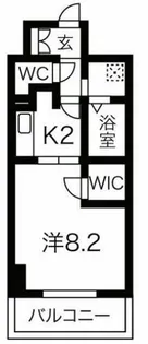 アンソレイユ【6階】の間取り