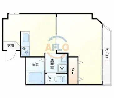 シロハイヌ春日出【2階】の間取り