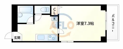 西野ハイツ【3階】の間取り