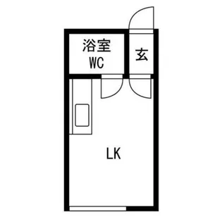山田コーポ【1階】の間取り