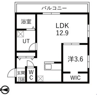 ユニオーネ豊田本町【2階】の間取り