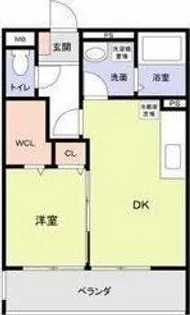 プレミアムスイート狭山駅前【108号室】の間取り