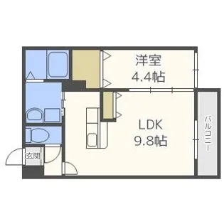 北海道札幌市西区山の手三条2丁目【マンション】の間取り