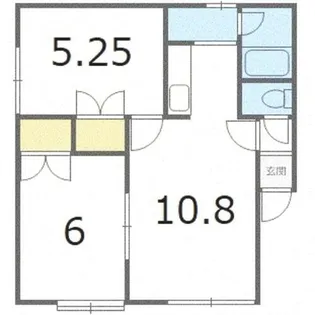 北海道札幌市手稲区曙二条3丁目【アパート】の間取り