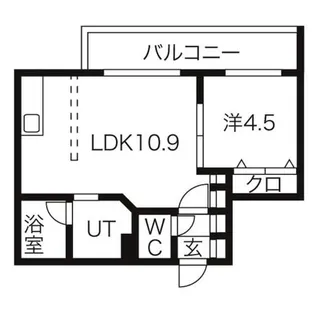北海道札幌市手稲区手稲本町一条1丁目【マンション】の間取り