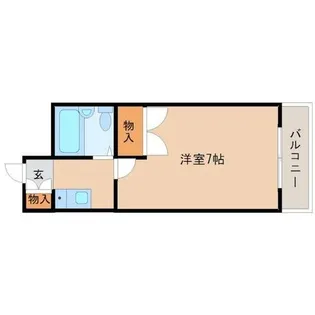 兵庫県尼崎市東園田町6丁目【マンション】の間取り