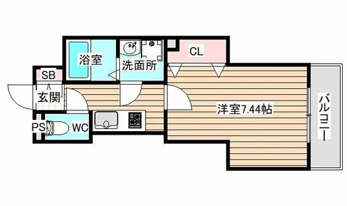 F+style此花【1階】の間取り
