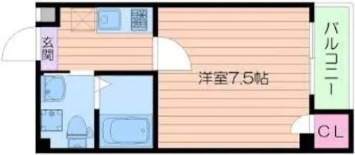 レジェンドJS【4階】の間取り