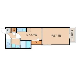 兵庫県尼崎市武庫川町4丁目【アパート】の間取り