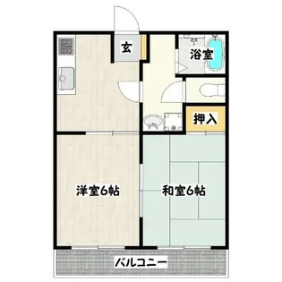 ロイヤルコート山本通【2階】の間取り