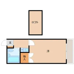 レオパレス武庫川【2階】の間取り
