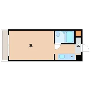 1Rの間取り画像