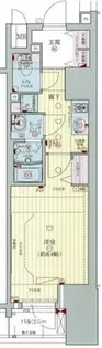 プレサンス北浜レガーロ【6階】の間取り