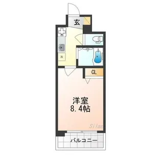 ハウスセゾン北野【4階】の間取り
