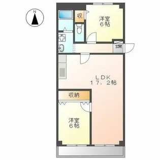 STプラザ御器所【5階】の間取り