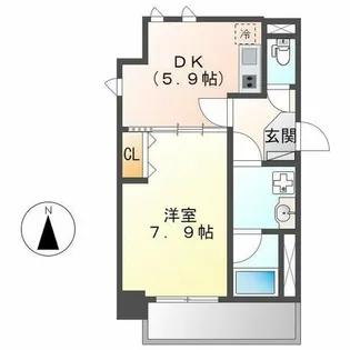 良庵【7階】の間取り