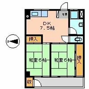 ミヅホビル【3階】の間取り