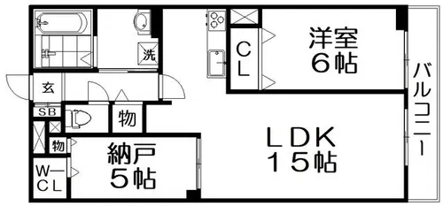 サンリットハーモニー【2階】の間取り