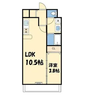 フォルクランド那古野【6階】の間取り