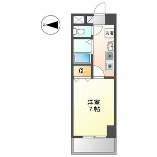 アスティオス港楽【3階】の間取り