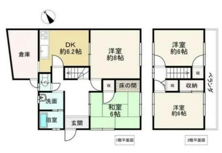 兵庫県姫路市白鳥台1丁目【一戸建】の間取り