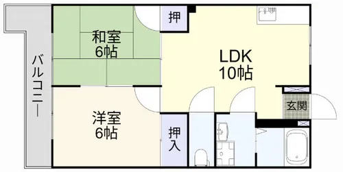 シャトレ沼本町【107号室】の間取り