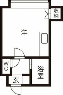 プレサント南8西8【2階】の間取り