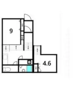 北海道札幌市手稲区手稲本町二条5丁目【アパート】の間取り