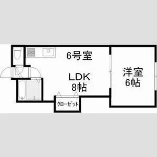 ハニサクル麻生【3階】の間取り