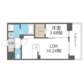 LIBTH桑園【5階】の間取り