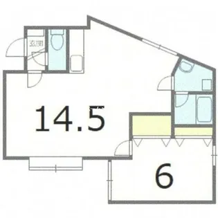 北海道札幌市手稲区稲穂一条1丁目【アパート】の間取り
