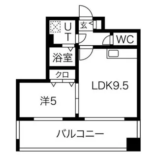 ラフレ28【5階】の間取り