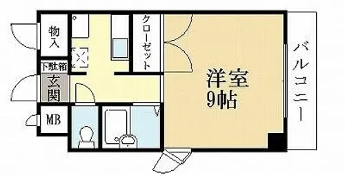 京都府宇治市小倉町寺内【マンション】の間取り