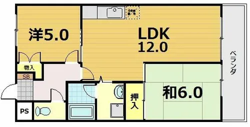 サン・フォーレスト【1階】の間取り