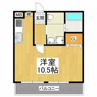 南の風 ラ・サンブラ【2階】の間取り