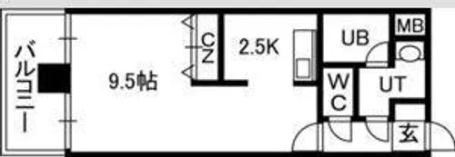 ノール植物園【2階】の間取り