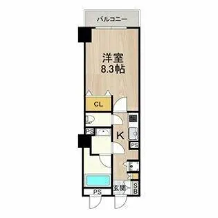 セントラル堺東【4階】の間取り