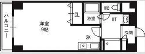 サテラ北34条【5階】の間取り
