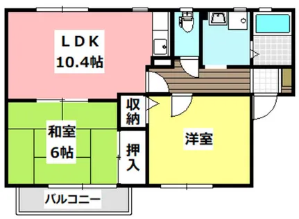フィールド・ヴィレッジ【201号室】の間取り