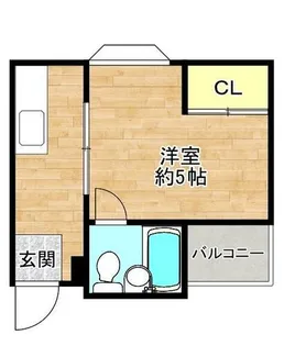 大阪府大阪市都島区都島北通1丁目【マンション】の間取り